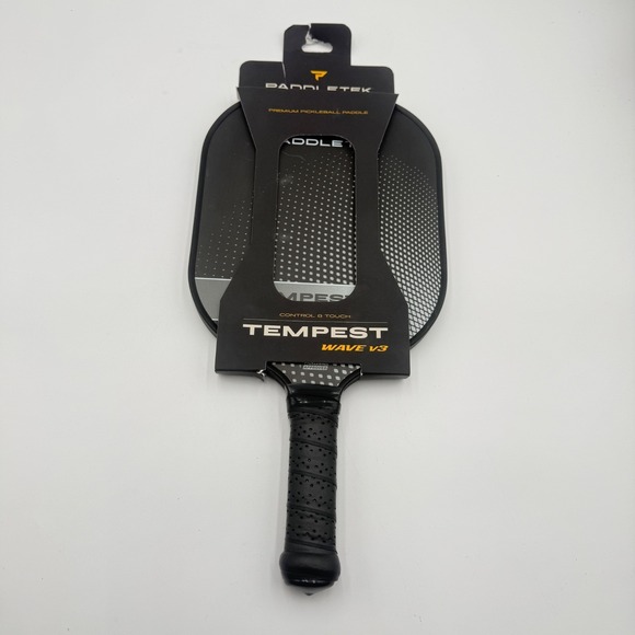 Paddletek Other - Paddletek Tempest Wave V3 Premium Carbon Fiber Pickleball Paddle Platinum NEW